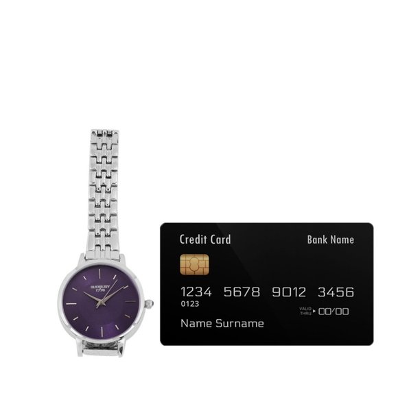 Brand New Sudbury 1776 Purple Dial Kendra Watch - Picture 8 of 9